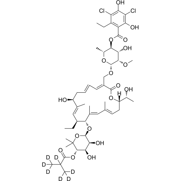Fidaxomicin-d7图片