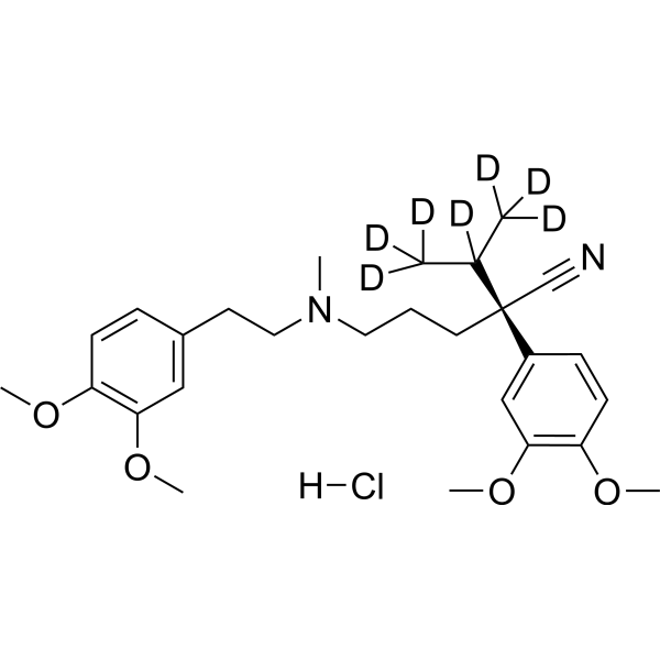 (R)-Verapamil-d7 hydrochloride图片
