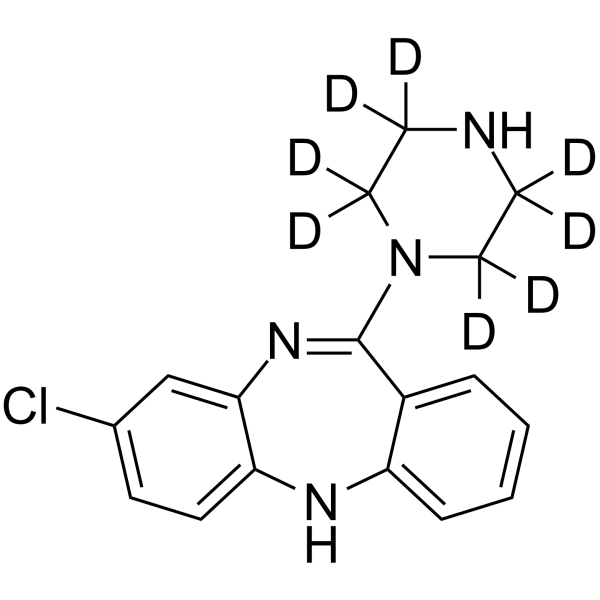 N-Desmethylclozapine-d8图片