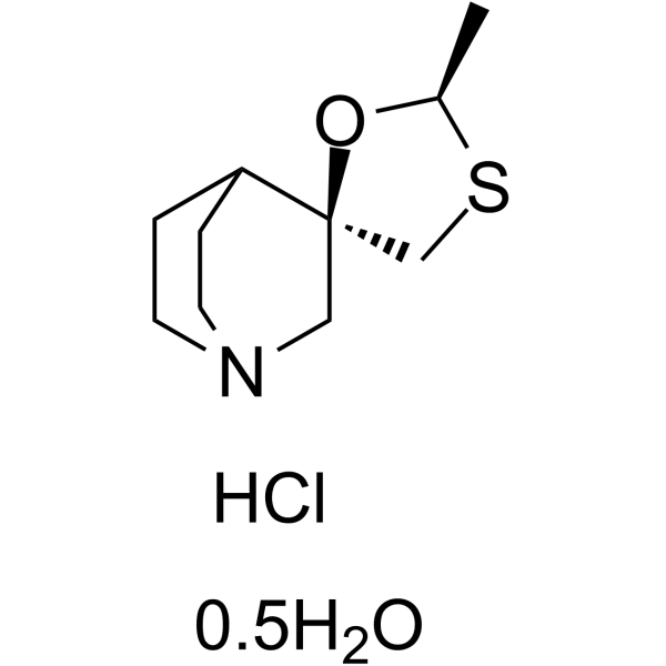(-)-Cevimeline hydrochloride hemihydrate图片