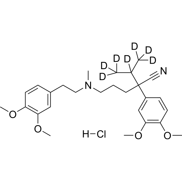 (Rac)-Verapamil-d7 hydrochloride图片