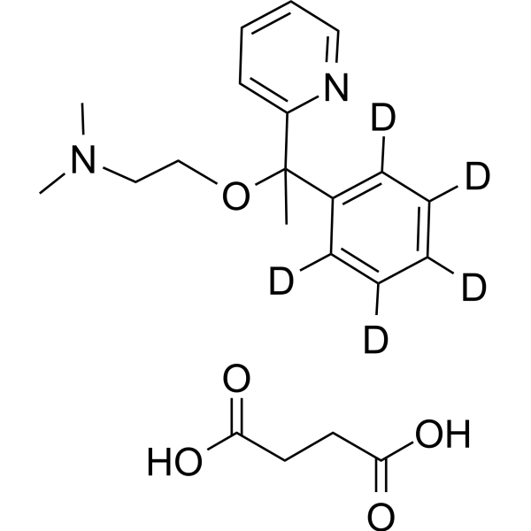 Doxylamine-d5 succinate图片