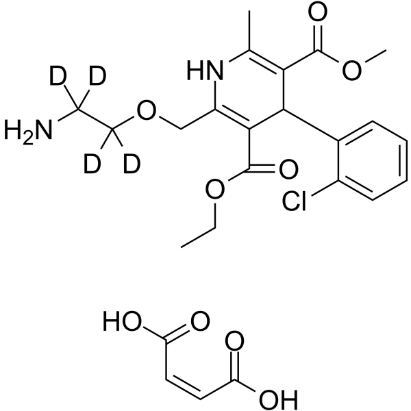 Amlodipine-1,1,2,2-d4 maleate图片