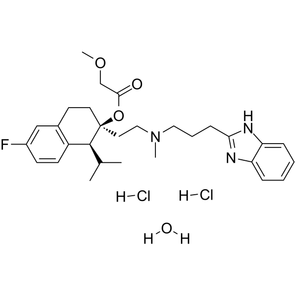Mibefradil dihydrochloride hydrate图片