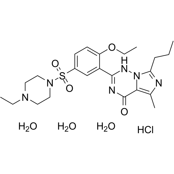 Vardenafil hydrochloride trihydrate图片