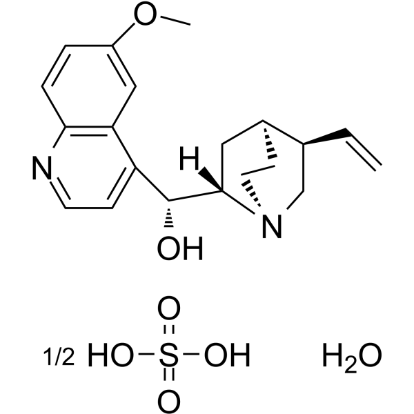 Quinine hemisulfate hydrate图片