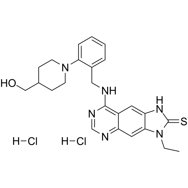 Thioquinapiperifil dihydrochloride图片