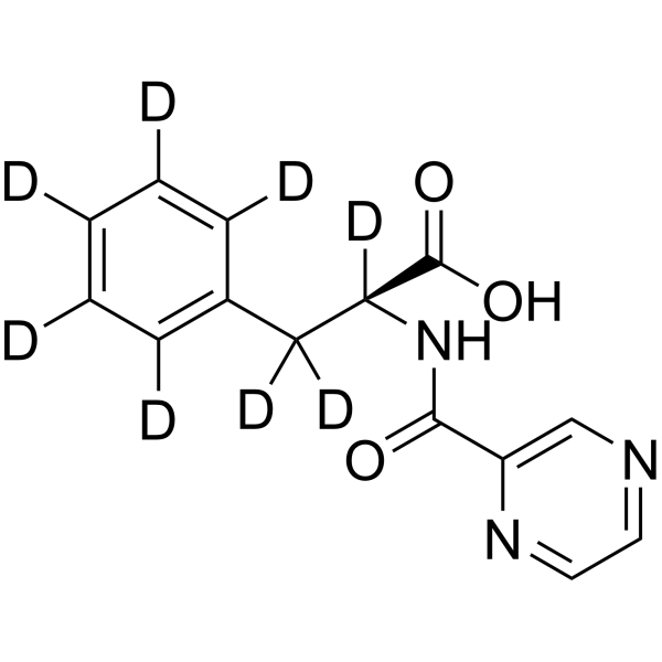 N-Pyrazinylcarbonylphenylalanine-d8图片