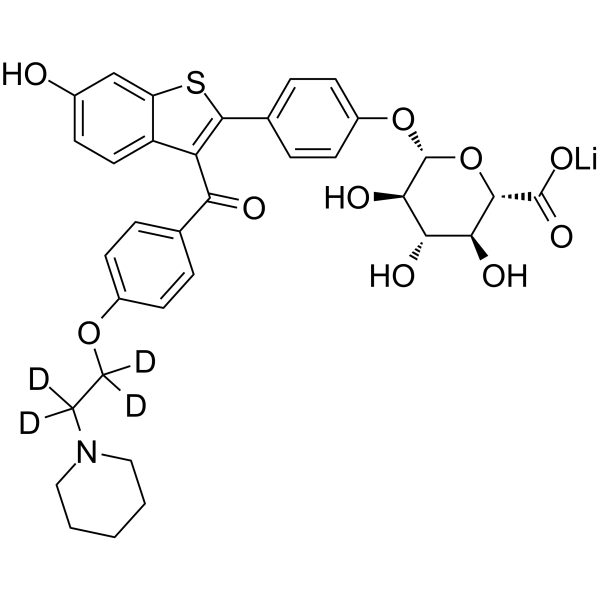 Raloxifene 4'-glucuronide-d4 lithium图片