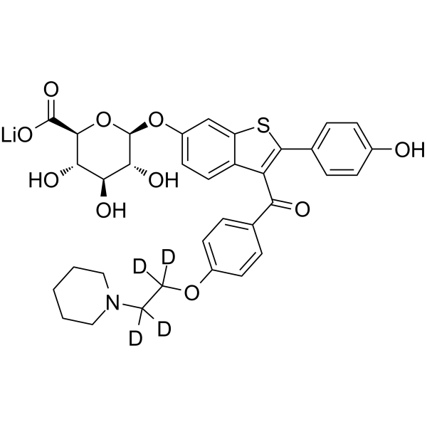 Raloxifene 6-glucuronide-d4 lithium图片