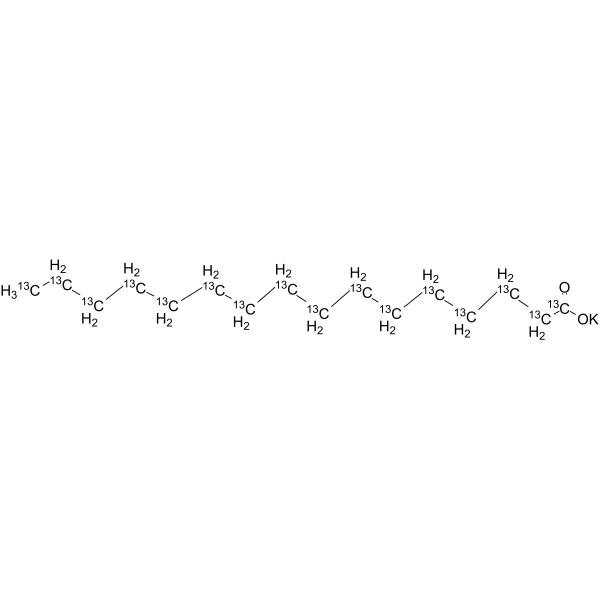 Hexadecanoate-13C16 potassiumͼƬ