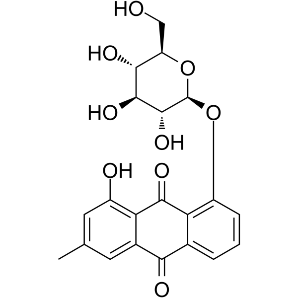 Chrysophanol 8-O-glucoside图片