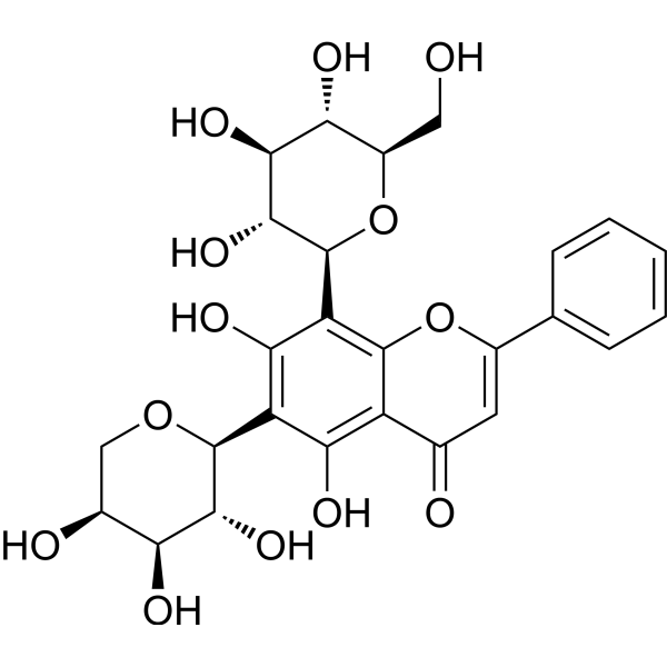 Chrysin 6-C-arabinoside 8-C-glucosideͼƬ