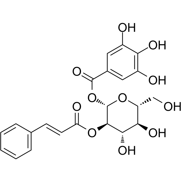 1-O-Galloyl-2-O-cinnamoyl-glucose图片