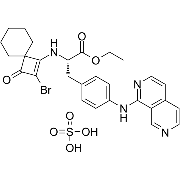 Zaurategrast ethyl ester sulfate图片
