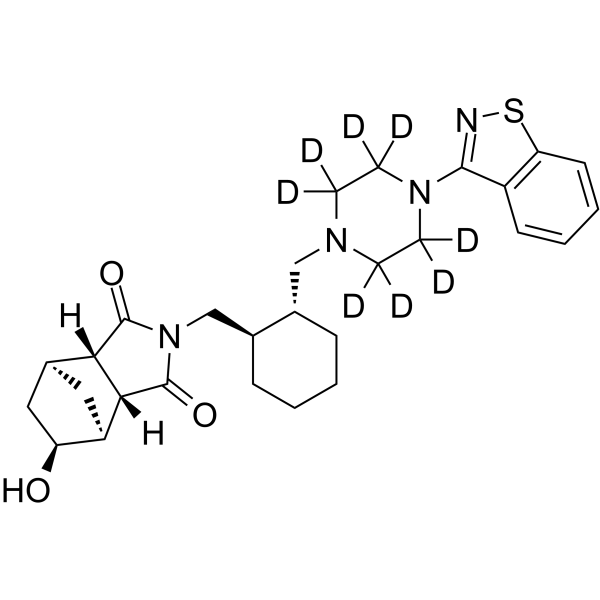 Lurasidone Metabolite 14326 D8图片