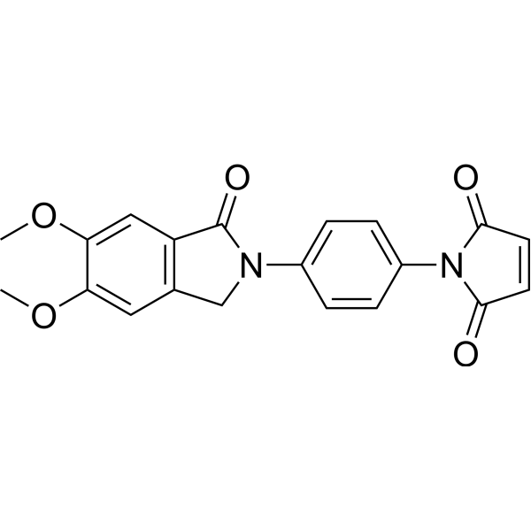 N-4-(5,6-Dimethoxy-N-phthalimidinyl)phenylmaleimide图片
