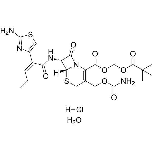 Cefcapene pivoxil hydrochloride hydrate图片