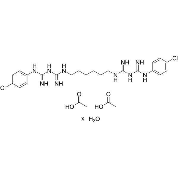 Chlorhexidine acetate hydrate图片