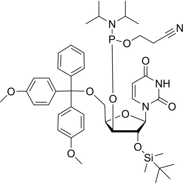 DMTr-4'-Me-U-CED-TBDMS phosphoramidite图片
