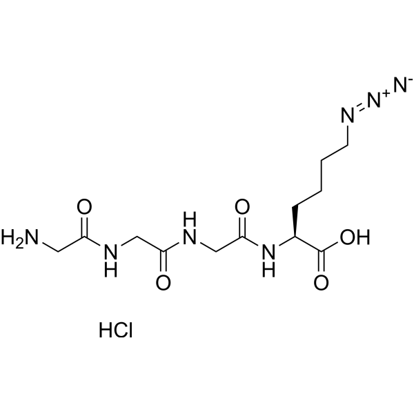 H-(Gly)3-Lys(N3)-OH hydrochloride图片