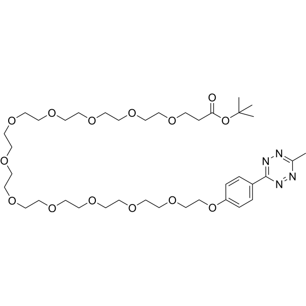 Methyltetrazine-PEG12-t-butyl ester图片