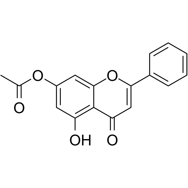5-Hydroxy-7-acetoxyflavone图片