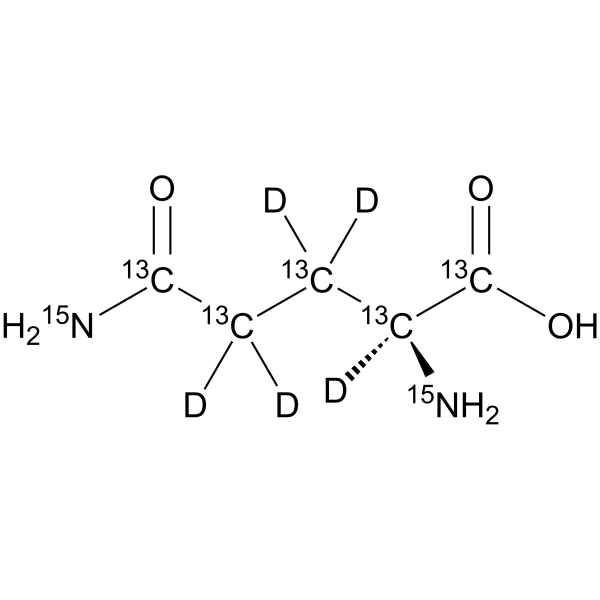 L-Glutamine-13C5,15N2,d5图片