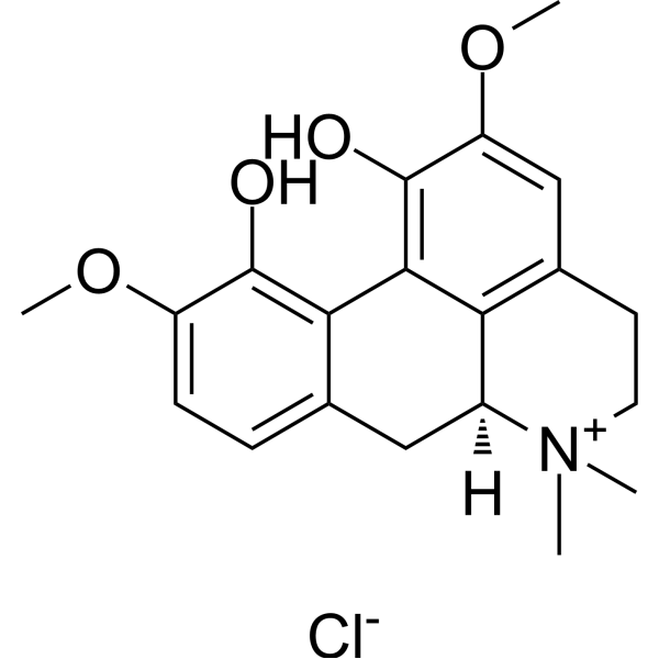 (+)-Magnoflorine chloride图片