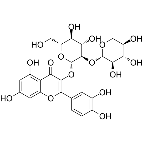 Quercetin 3-O-sambubioside图片