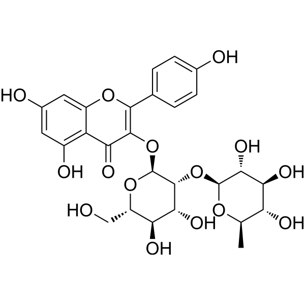 Kaempferol-3-O-glucorhamnoside图片