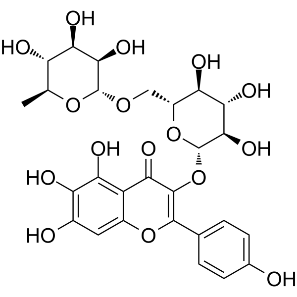 5,6,7,4'-Tetrahydroxyflavonol 3-O-rutinoside图片