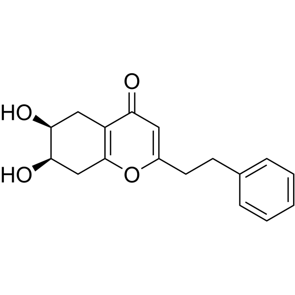6,7-Dihydroxy-2-(2-phenylethyl)-5,6,7,8-tetrahydrochromone图片
