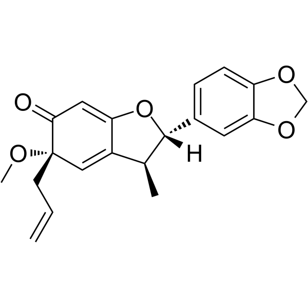 1,6-Dihydro-4,7-epoxy-1-methoxy-3,4-methylenedioxy-6-oxo-3,8-lignan图片