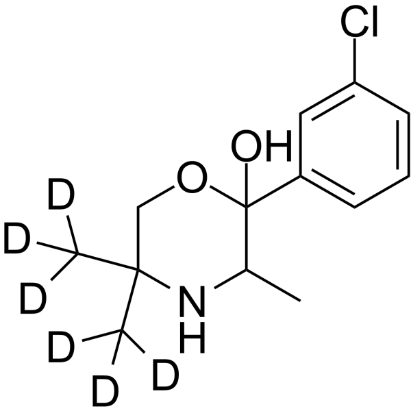 Bupropion morpholinol-d6图片