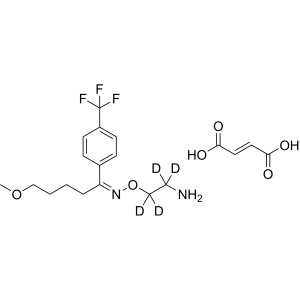 (E)-Fluvoxamine-d4 maleate图片