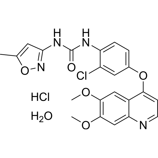Tivozanib hydrochloride hydrate图片