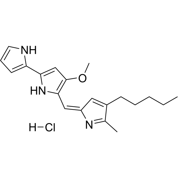 Prodigiosin hydrochloride图片