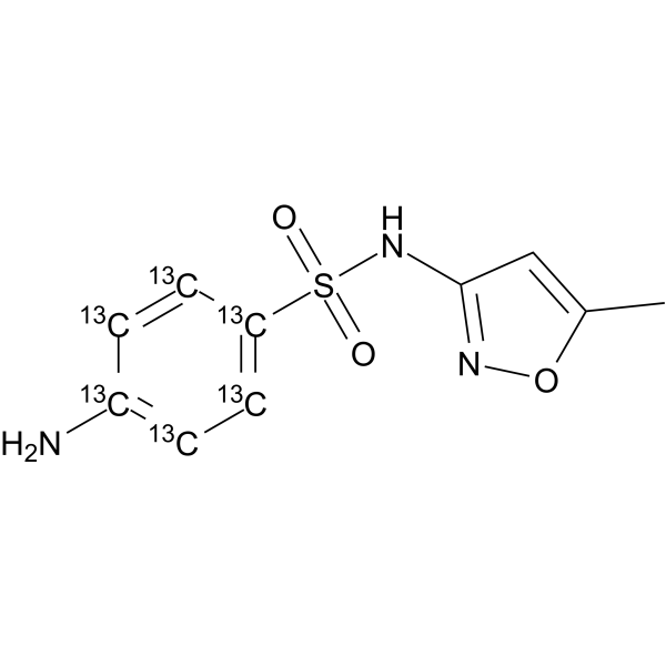 Sulfamethoxazole-13C6图片