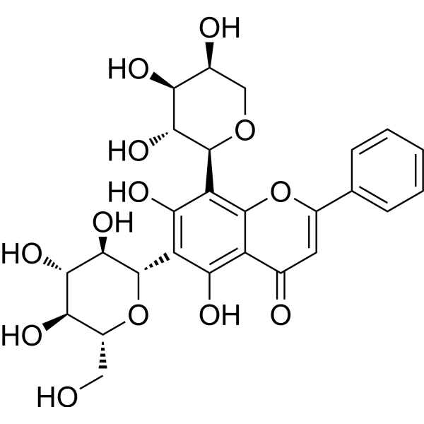 Chrysin 6-C-glucoside 8-C-arabinoside图片