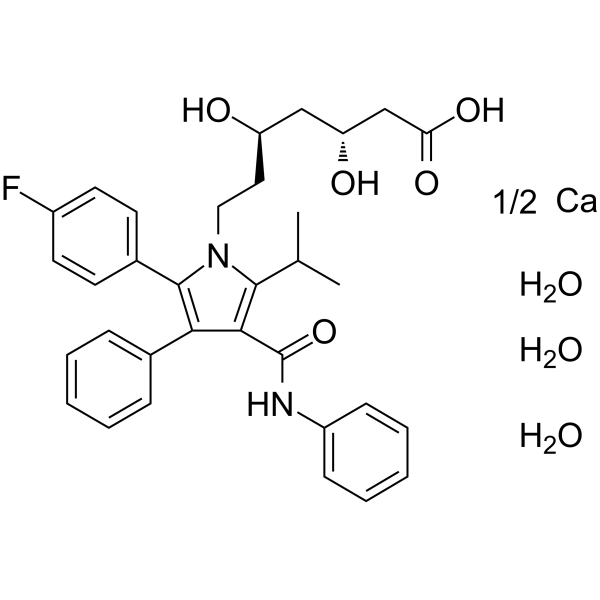 Atorvastatin hemicalcium trihydrate图片