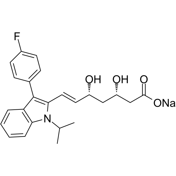(3S,5R)-Fluvastatin sodium图片
