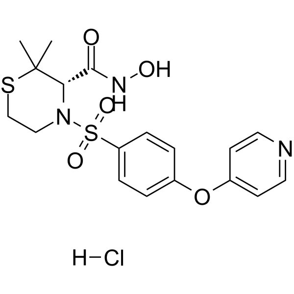 Prinomastat hydrochloride图片