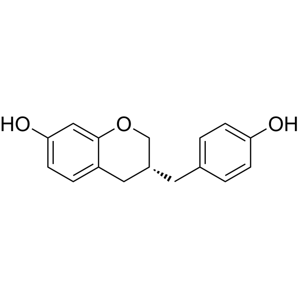 (3R)-7-hydroxy-3-(4-hydroxybenzyl)chromane图片