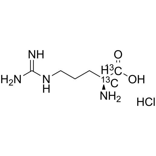 L-Arginine-1,2-13C2 hydrochloride图片