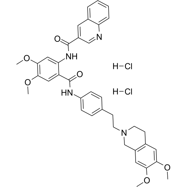 Tariquidar dihydrochloride图片