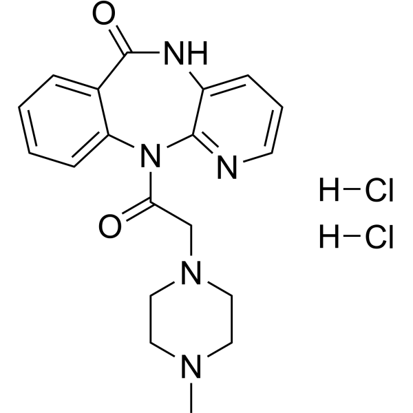 Pirenzepine dihydrochloride图片