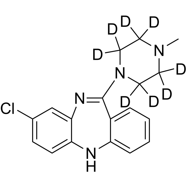 Clozapine-d8图片