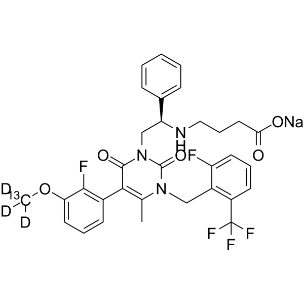 Elagolix-13C,d3 sodium图片