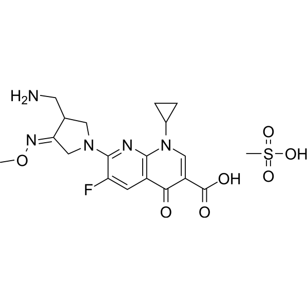 Gemifloxacin mesylate图片